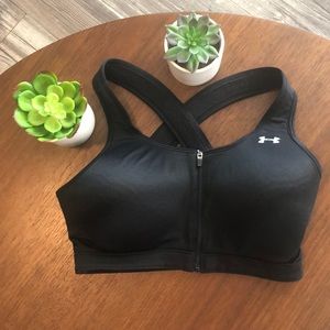 Under Armour zip up sports bra